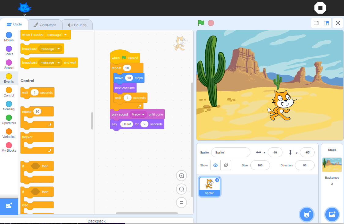 Scratch activity