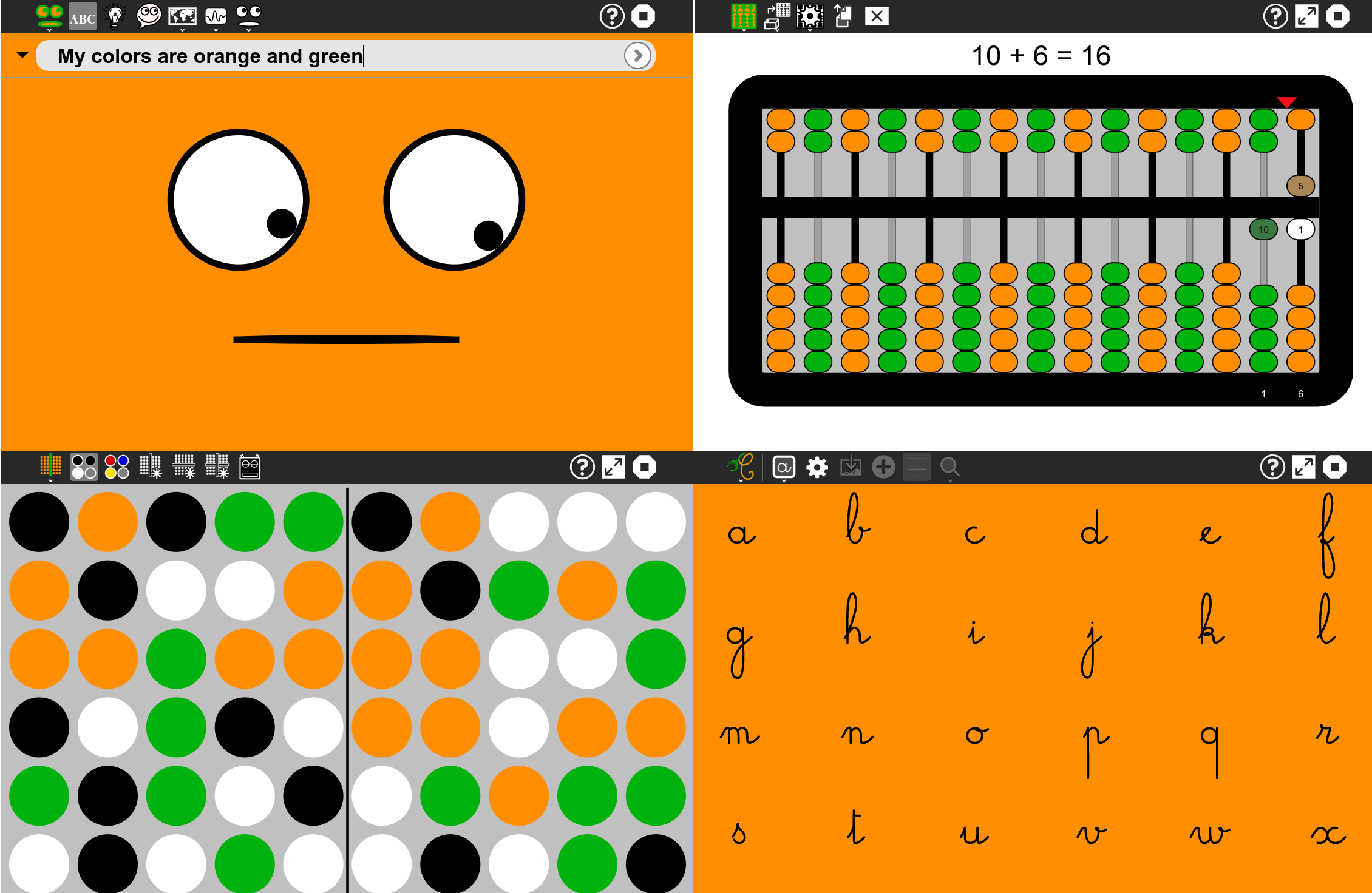 The one who prefers orange