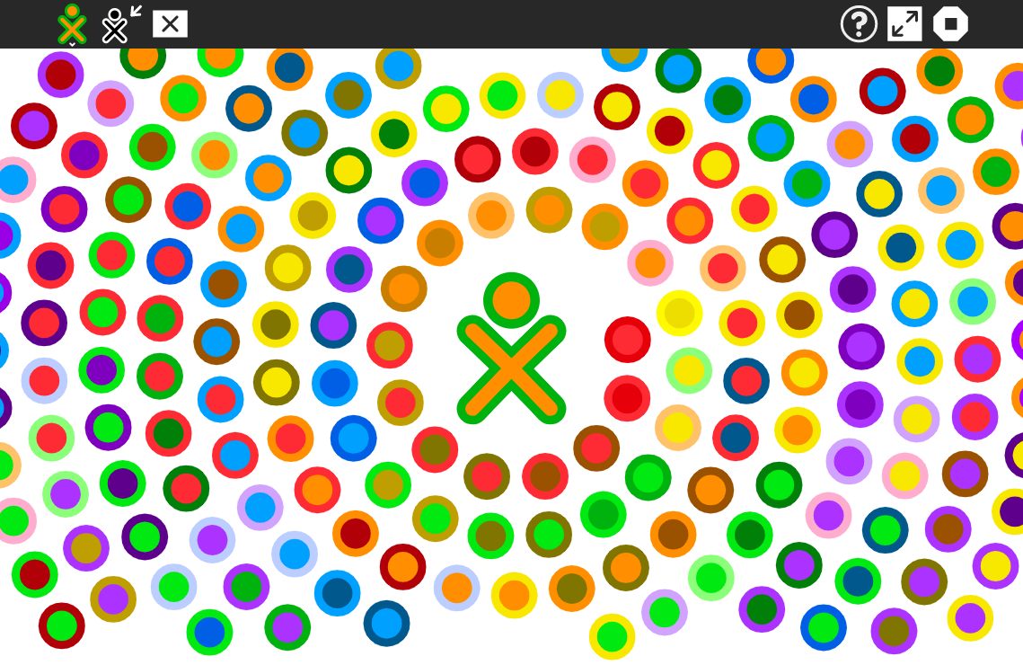 The XO Editor activity for choosing colors