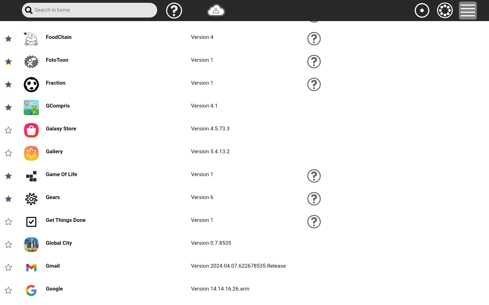 Choose your favorite activities and apps